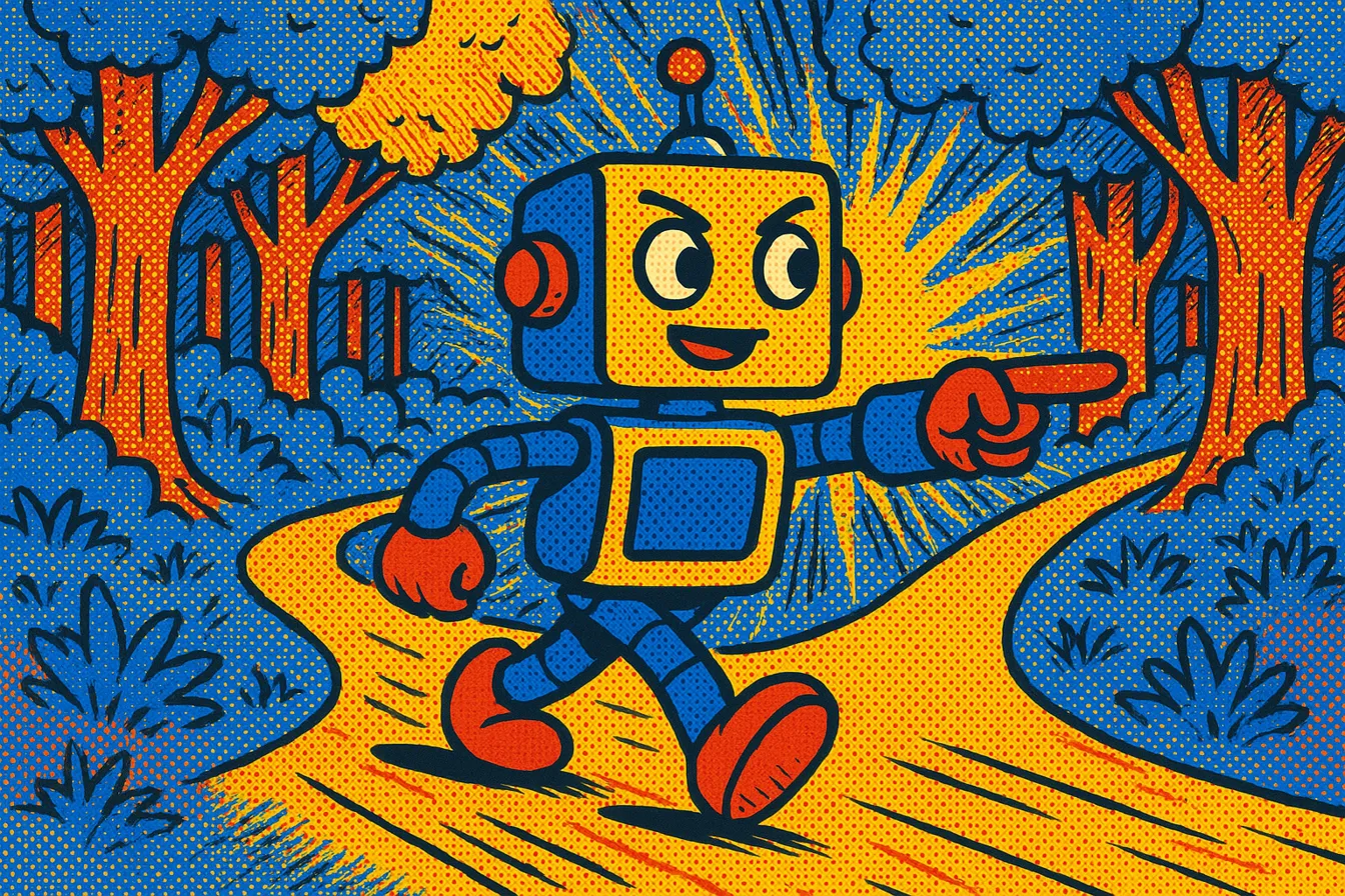 Ein Agent weißt den Weg